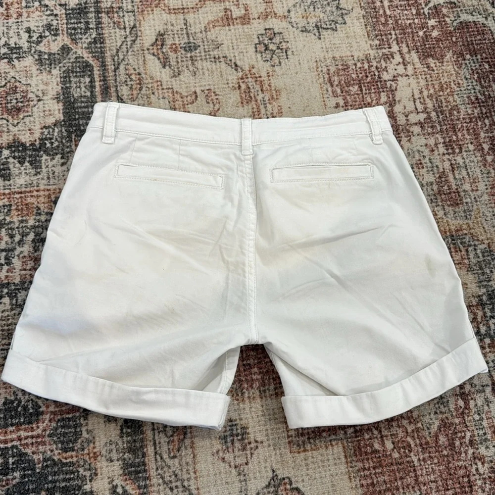 Tory Burch White Shorts, Size 26 - Picture 3 of 5